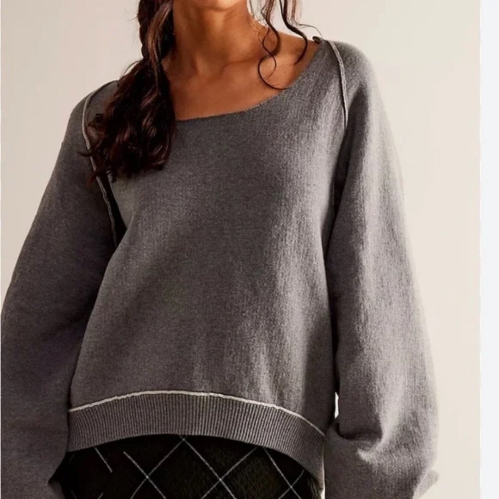 NWOT Free People We The Free Midnight Pullover